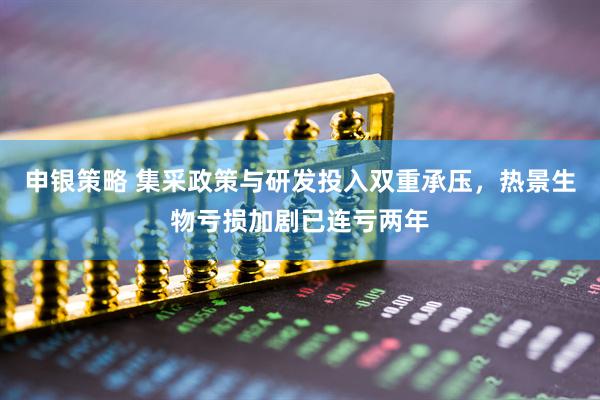 申银策略 集采政策与研发投入双重承压，热景生物亏损加剧已连亏两年